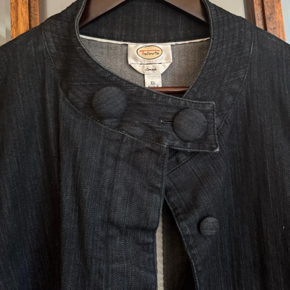Talbots Stretch Indigo Denim Jacket - Picture 2 of 6